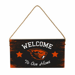 Oregon State University Wood Wall Sign, 6x11, Collegiate, Home