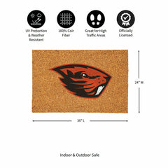 Oregon State University Large Full Color Coir Mat, 36"x24", Collegiate