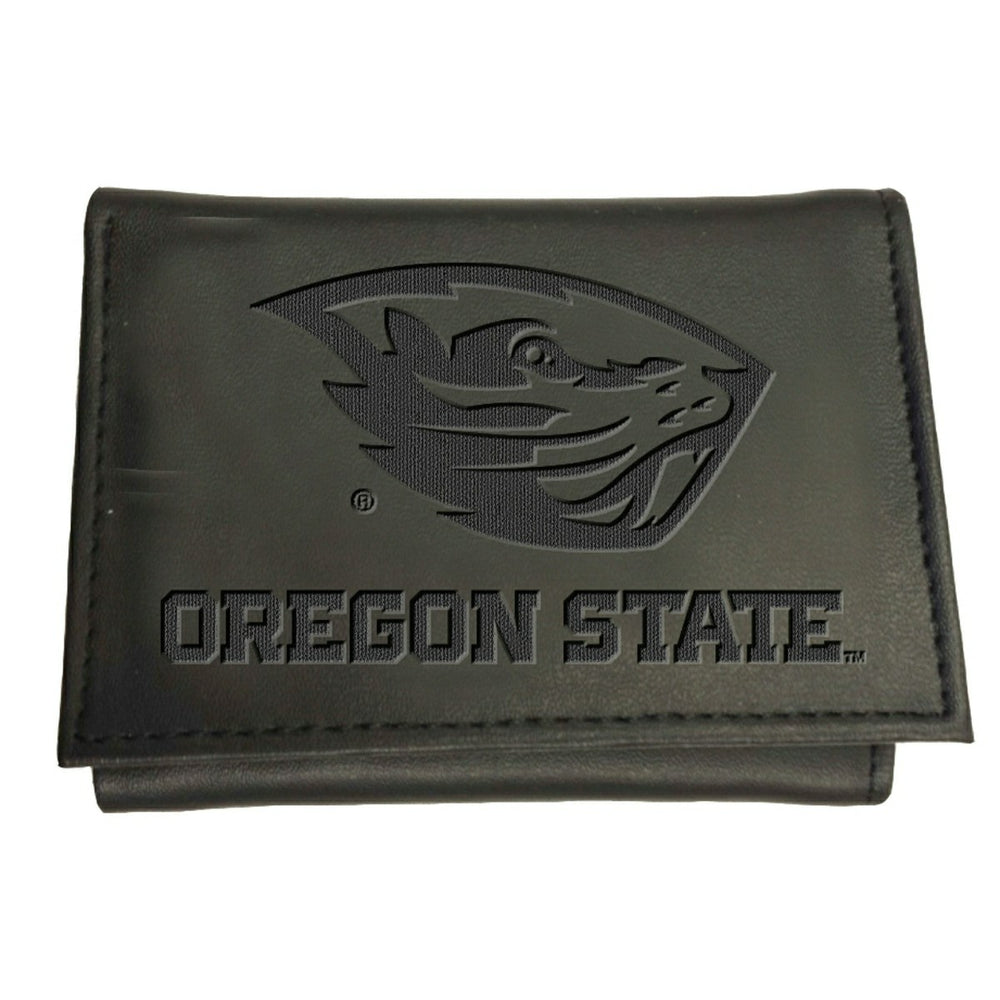 Oregon State University, Tri-Fold Wallet, Black, Collegiate, Home