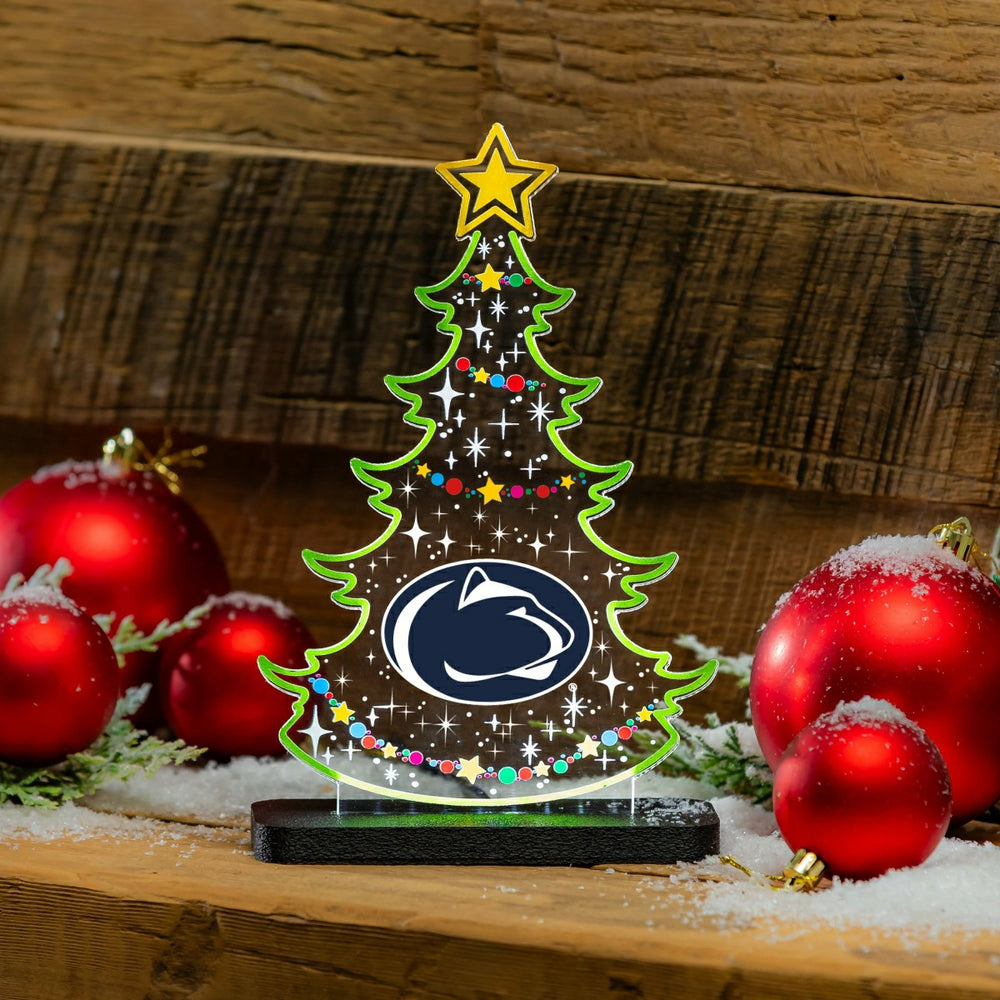 Penn State College Holiday Tree Desklite LED Decor, Collegiate, Home