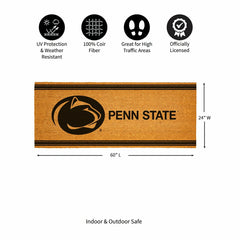 Penn State Extra Large One Color Coir Mat, 60"x24", Collegiate
