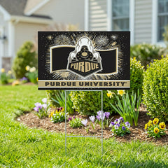 Purdue University Yard Sign, Patriotic, Collegiate, Home
