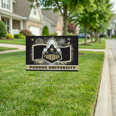 Purdue University Yard Sign, Patriotic, Collegiate, Home