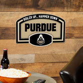 Purdue University USA Embossed Steel Wall Sign, 11" x 17", Collegiate, Home