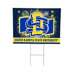 South Dakota State University Yard Sign, Patriotic, Collegiate, Home