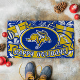 South Dakota State University Holiday PVC Mat, 28"x16", Collegiate