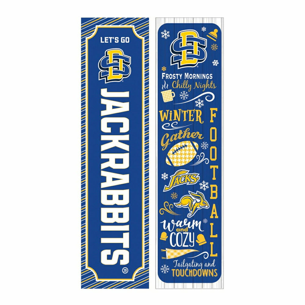 46" Double Sided Leaner, South Dakota State University, Winter Seasona, Collegiate, Home