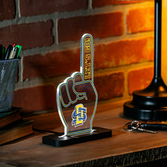 South Dakota State University College Foam Finger Desklite LED Decor, Collegiate, Home