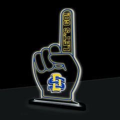 South Dakota State University College Foam Finger Desklite LED Decor, Collegiate, Home