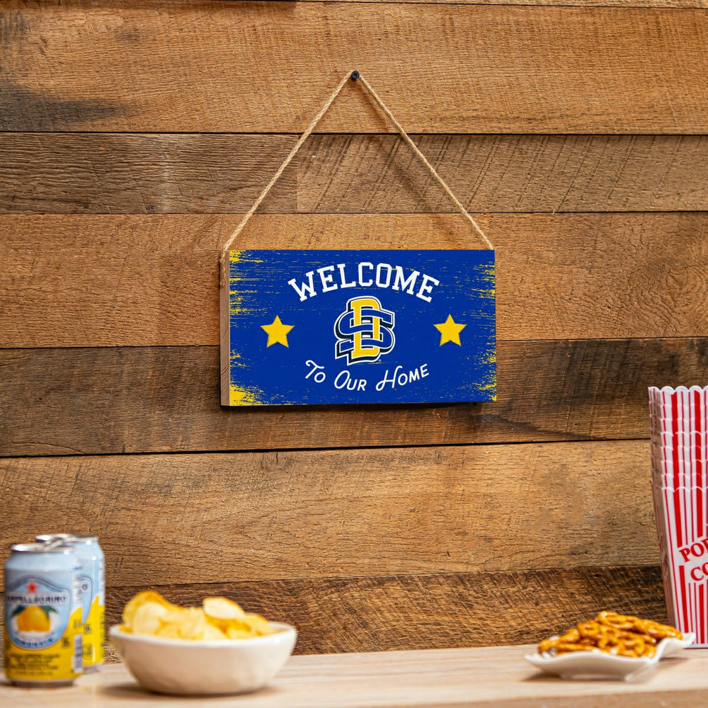 South Dakota State University Wood Wall Sign, 6x11, Collegiate, Home