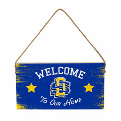 South Dakota State University Wood Wall Sign, 6x11, Collegiate, Home