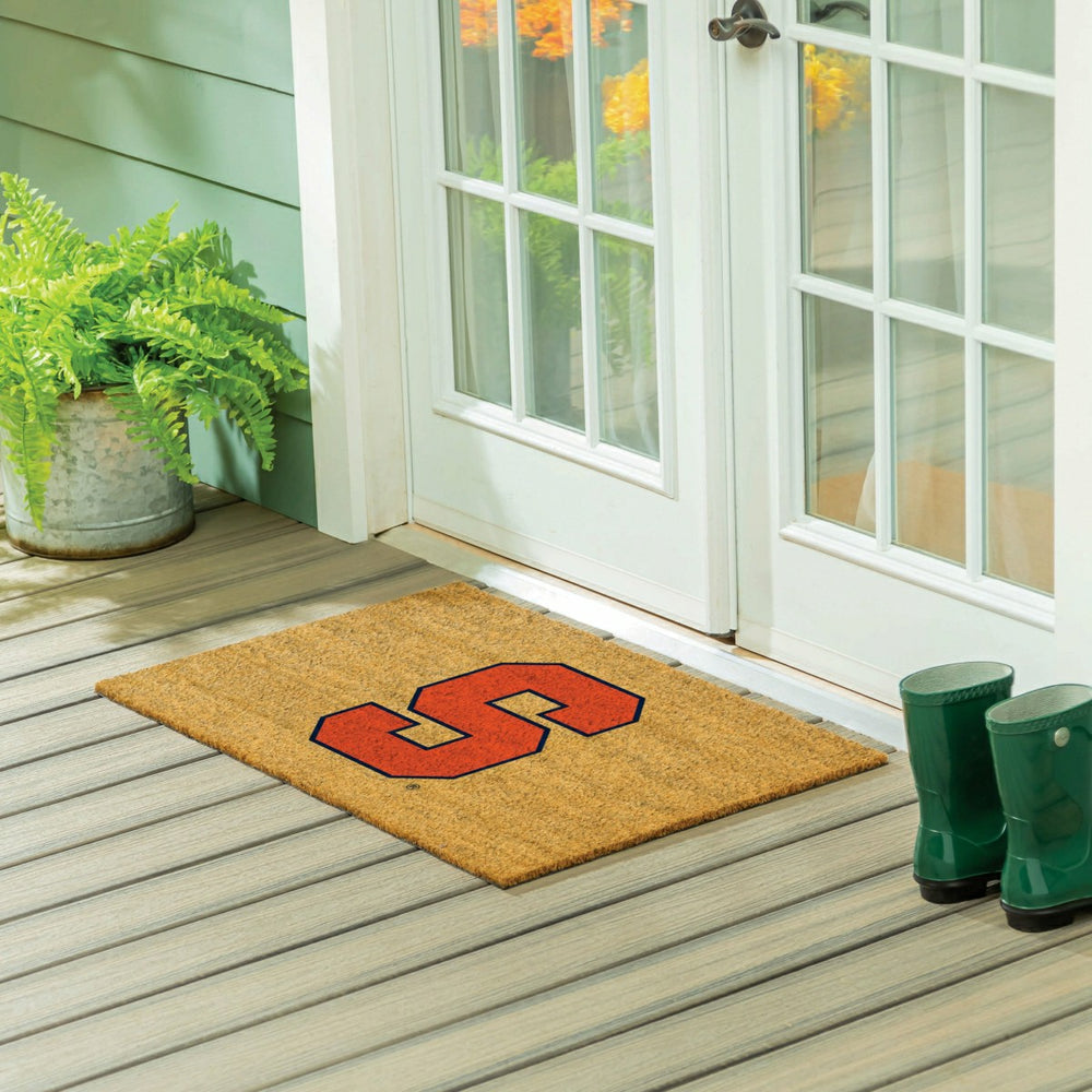 Syracuse University Large Full Color Coir Mat, 36"x24", Collegiate