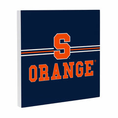 Syracuse University Wood Wall Sign, 12x12, Collegiate, Home