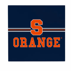 Syracuse University Wood Wall Sign, 12x12, Collegiate, Home