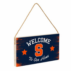 Syracuse University Wood Wall Sign, 6x11, Collegiate, Home