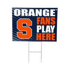 Syracuse University Coroplast Yard Sign "Fans Play Here", Collegiate, Home