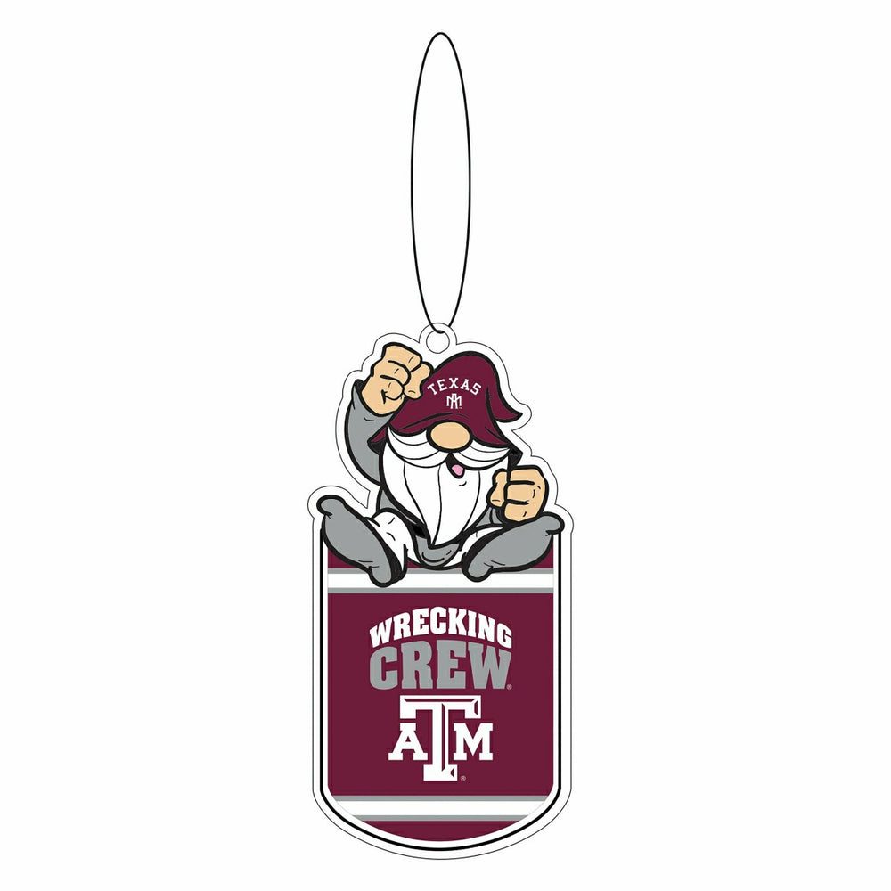 Texas A&M Gift Tag Ornament, Gnome Fan, Collegiate, Home