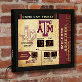 Scoreboard Wall Clock, Texas A&M, Collegiate, Home