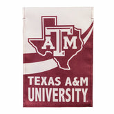 Texas A&M Burlap Flag GDN Size, Collegiate, Home