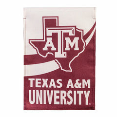 Texas A&M Burlap Flag GDN Size, Collegiate, Home