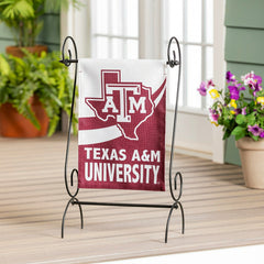 Texas A&M Burlap Flag GDN Size, Collegiate, Home