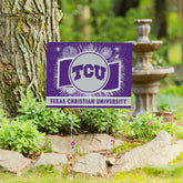 Texas Christian University Yard Sign, Patriotic, Collegiate, Home