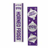 47" Double Sided Leaner, Texas Christian University, Christmas, Collegiate, Home