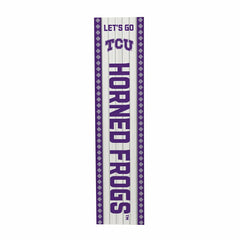 47" Double Sided Leaner, Texas Christian University, Christmas, Collegiate, Home