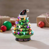Texas Tech 8" LED Ceramic Christmas Tree, Collegiate, Home