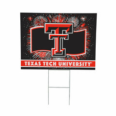 Texas Tech University Yard Sign, Patriotic, Collegiate, Home