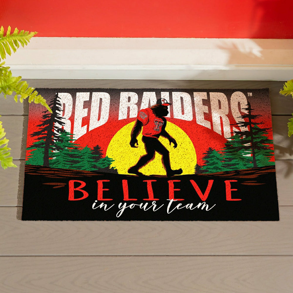 Texas Tech University Bigfoot PVC Mat, 28"x16", Collegiate