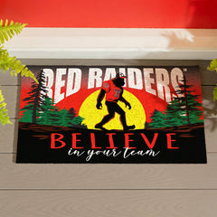 Texas Tech University Bigfoot PVC Mat, 28"x16", Collegiate