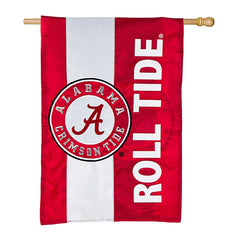Double-Sided Embellished NCAA College Team Pride Applique House Flag, , Collegiate, Home