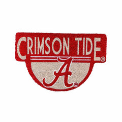 NCAA Team Shaped Coir Door Mat, Alabama Crimson Tide, Collegiate