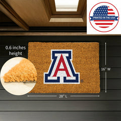 Coir Mat, 16"x28", University of Arizona, Collegiate