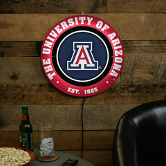 University of Arizona, Metal Lite, Round, Collegiate