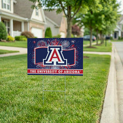 University of Arizona Yard Sign, Patriotic, Collegiate, Home