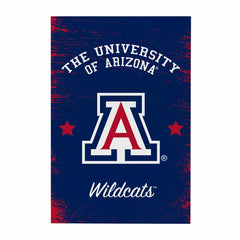 University of Arizona Wood Wall Sign, 16x24, Collegiate, Home
