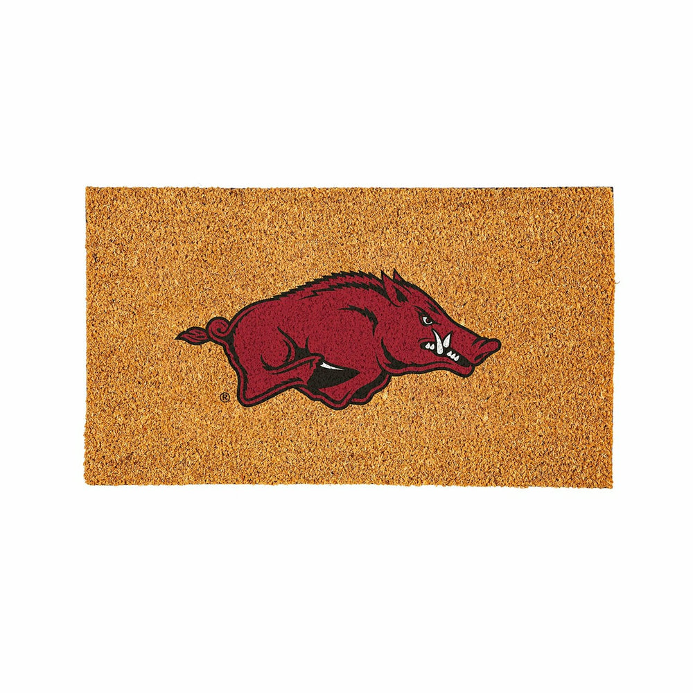 Coir Mat, 16"x28", University of Arkansas, Collegiate