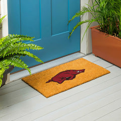 Coir Mat, 16"x28", University of Arkansas, Collegiate