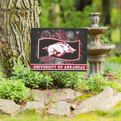 University of Arkansas Yard Sign, Patriotic, Collegiate, Home