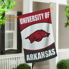 University of Arkansas Suede House Flag, Collegiate, Home