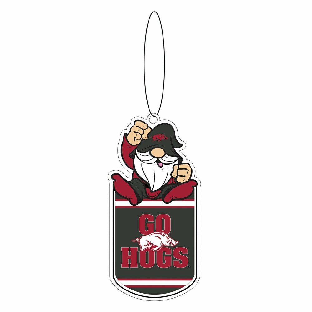 University of Arkansas Gift Tag Ornament, Gnome Fan, Collegiate, Home
