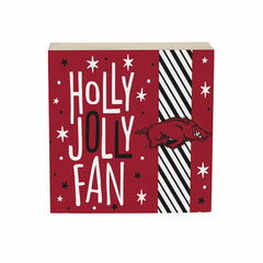 University of Arkansas Block, Holiday, 6x6, Collegiate, Home