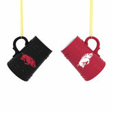 University of Arkansas Ceramic Mini Stein, 3oz, set of 2, Collegiate, Home