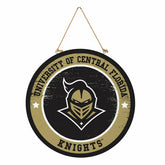 University of Central Florida Round Door Décor with Hanging Rope, 18x1, Collegiate, Home