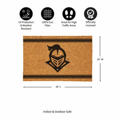 University of Central Florida Large One Color Coir Mat, 36"x24", Collegiate