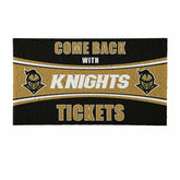 28" x 16" PVC Trapper Mat, Come Back with Tickets, University of Centr, Collegiate