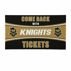 28" x 16" PVC Trapper Mat, Come Back with Tickets, University of Centr, Collegiate