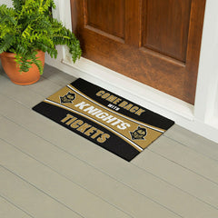 28" x 16" PVC Trapper Mat, Come Back with Tickets, University of Centr, Collegiate